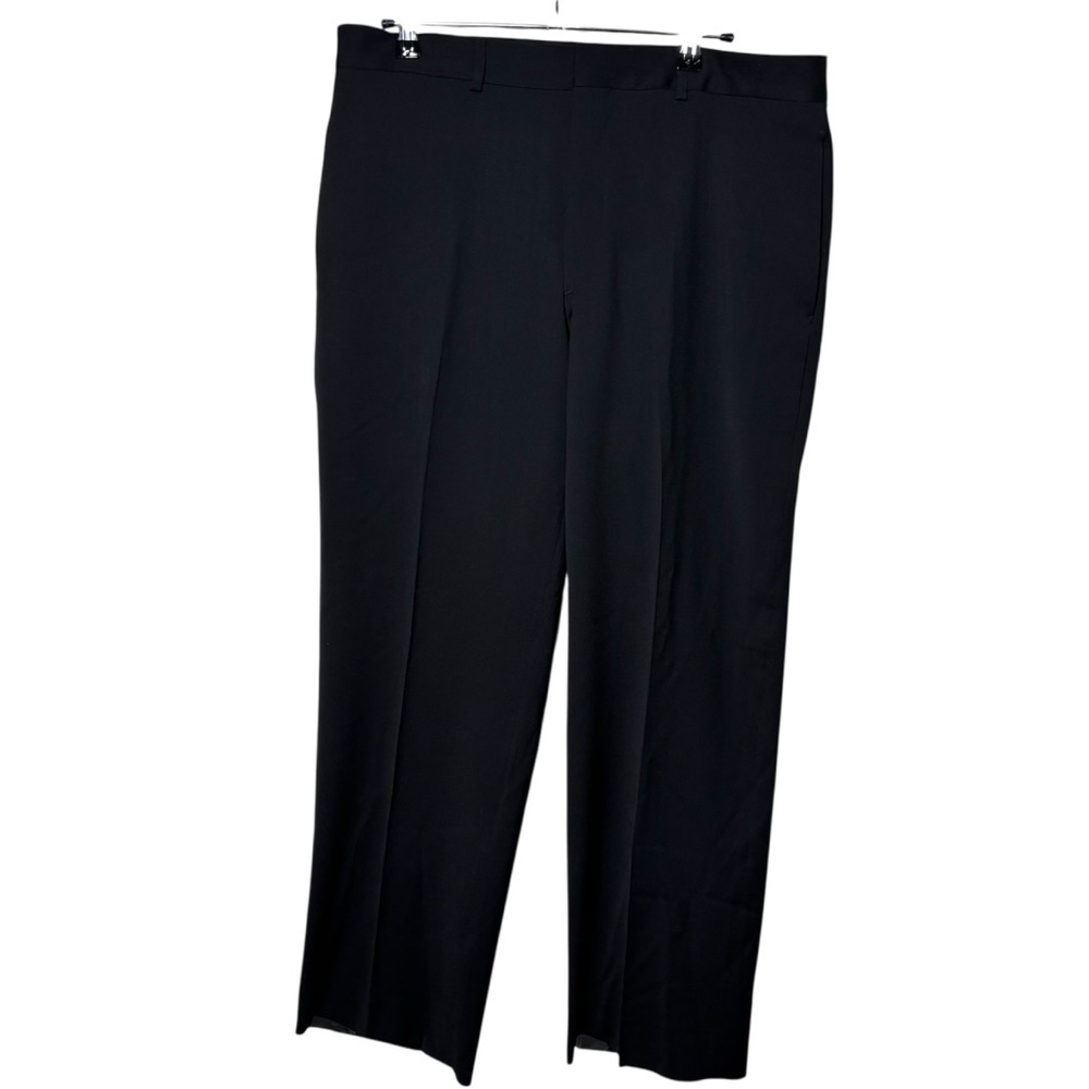 Banana Republic Pants Mens 35x30 Black 100% Wool Dress Slacks Cerruti Straight